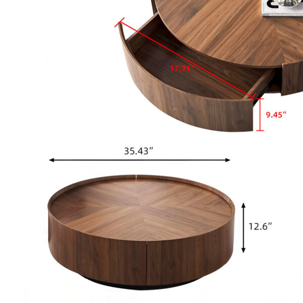 طاولة قهوة بتصميم اسكندنافي – ليجاسي (LEGACY) - Image 21